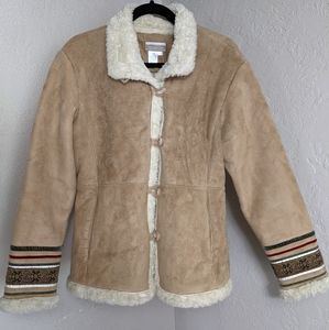 Coldwater Creek Penny Lane shearling coat